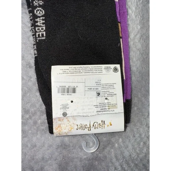 New Harry Potter Wizarding World Harry Ron Hermione Adult Socks NWT - Picture 4 of 4